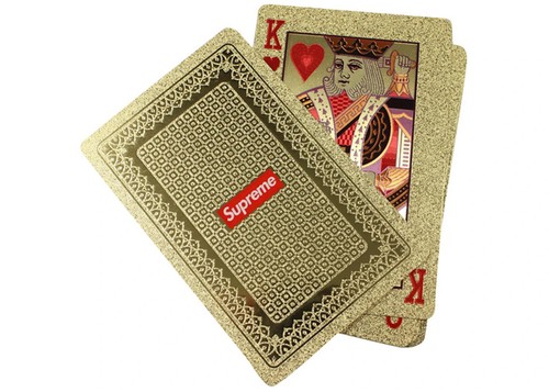 Supreme gold foil playing - supreme,