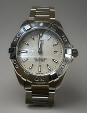 TAG Heuer Aquaracer White Mother of Pearl Women's Watch - WBD1411.BA0741 BOXED