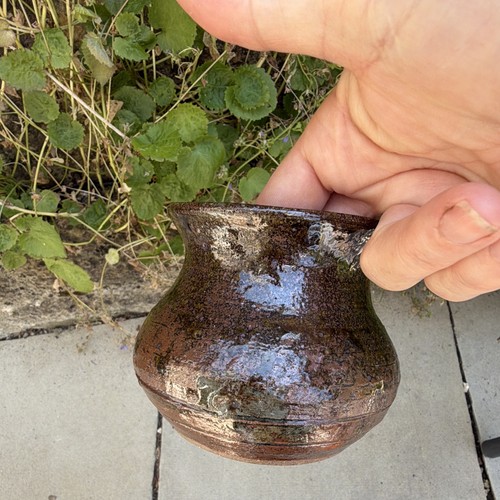 Studio pottery pot - by, heirloom
