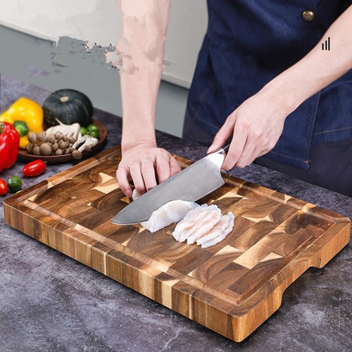 Acacia wood chopping board - chopping,