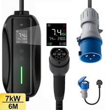 Type 2 to 3 Pin CEE Plug EV