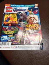 Lego MiniFigure - Superhero Legends magazine Avengers #20 2023 + Captain Marvel
