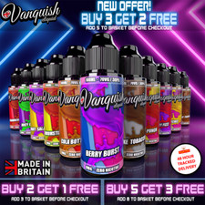  E Liquid 100ML Premium 0mg | Vanquish | 70vg/30pg | Vape Juice | Cloud Chaser