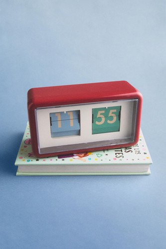 Zara home red - home, clock