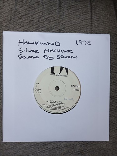 Hawkwind silver machine - machine, 7"