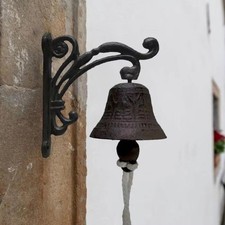 Wall Mounted Bell Vintage Cast