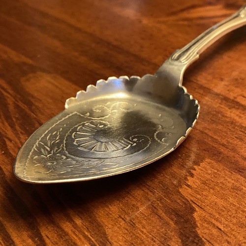 Antique hallmarked spoon ice - antique,