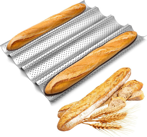 Wave baguette baking tray - baguette,