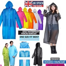 2PCS EVA Rain Ponchos with