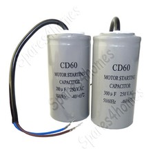 200uf 300uf CD60 250VAC 50/60hz Electric Motor Start Capacitor 