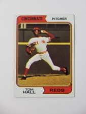 TOM HALL WITH 1974 TOPPS BOB