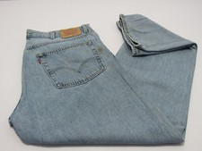 Mens Levi 505 Regular  fit straight leg Blue Jeans W38  / L34  REF (10377)