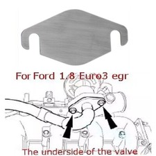 EGR valve blank plate for Ford