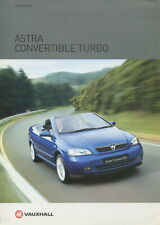 CAR BROCHURE: VAUXHALL ASTRA CONVERTIBLE TURBO - 2002