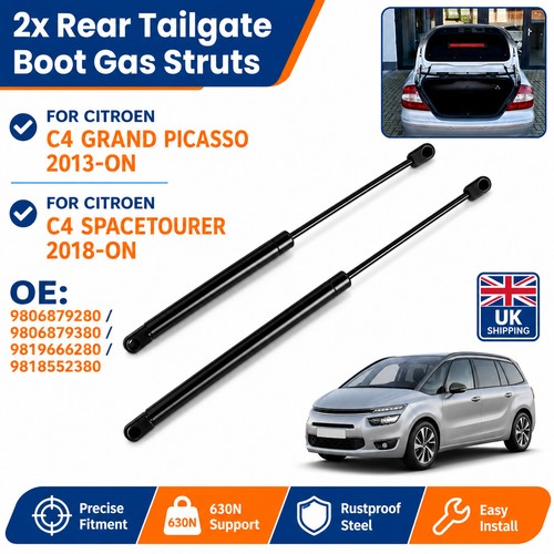 Rear tailgate boot gas struts - tailgate,