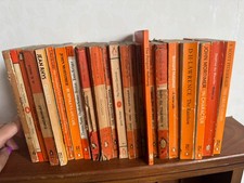 ? Vintage Penguin Book Bundle – X Paperbacks | Orange & Cream Classics | Retro