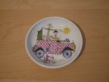 Stig Lindberg Gustavsberg Krakel Spectacle Plate Bowl 1950s Sweden HTF