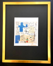 JEAN MICHEL BASQUIAT + SIGNED