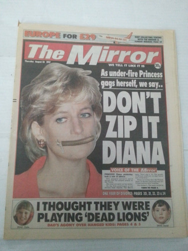 The mirror newspaper - mirror,