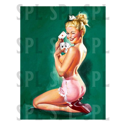 Poker pin retro metal - pin,