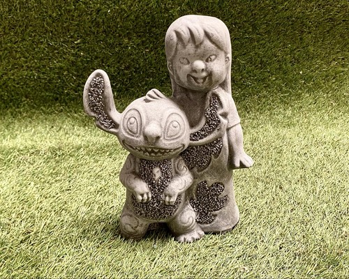 Concrete lilo stitch - lilo, garden
