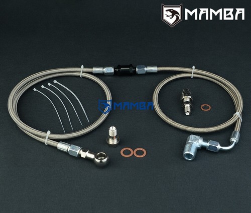 Mamba turbo oil feed line - oil,