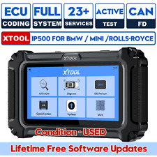 USED XTOOL IP500 For BMW Full System Diagnostic Tool OBD2 Scanner Active Test
