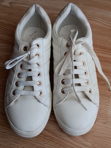 Quilted white trainers - tu,