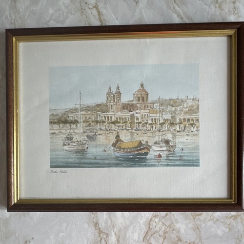 Mdina malta framed harbour - -,