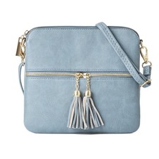 Ladies Crossbody Bag Messenger Bag Shoulder Over Bag Womens Faux Leather Handbag