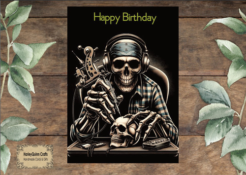 Got 000 gothic birthday card - birthday,