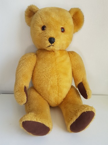 Jointed yellow haired teddy - jointed,