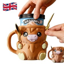 Highland Cow Ice Cream Pint Holder Ice Cream Pint Containers Ice Cream Storage