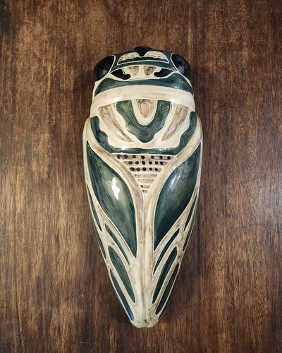 Shearwater pottery cicada - pottery,