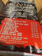 2007 Alice Cooper Joan Jett and Motorhead Large tour poster