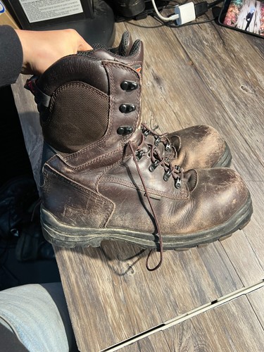 Red wing 3548 work boots - red,