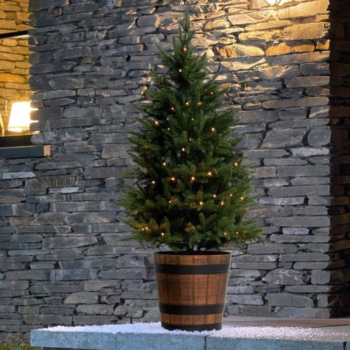 Christmas tree pot warm led - tree,