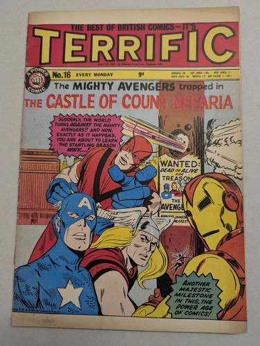 Terrific comic odhams - terrific,