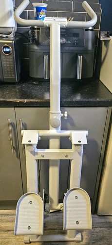 White metal stepper - stepper, exercise