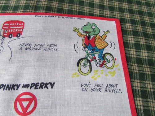 Vintage retro handkerchief - vintage,