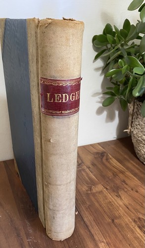 Large vintage ledger - large,