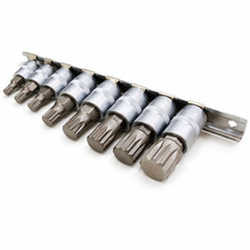 8pc Spline Bit Socket Set 12