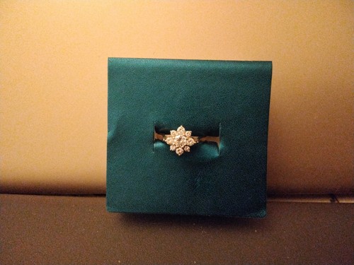 18ct antique gold diamond - antique,