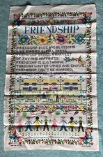 Lamont Friendship Poem Souvenir Tea Towel