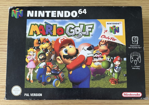 Mario golf nintendo n64 pal - golf, 64