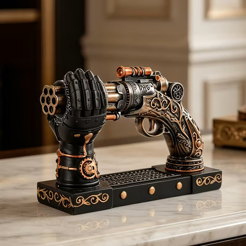 Retro crusader gun - retro, gun-shaped