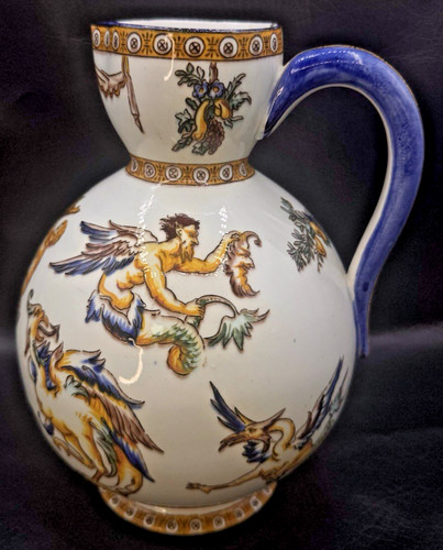 Antique french gien faience - antique,
