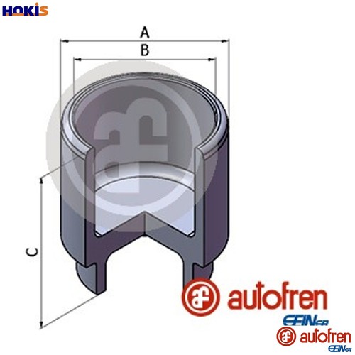 Piston brake caliper d025414 - brake,