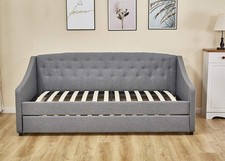 Daybed with Trundle Grey 3ft
