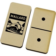 'Mallard Steam Train' Domino